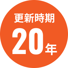 更新時期20年